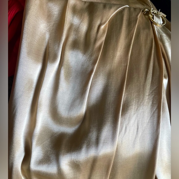 MICA Vintage y2k champagne gold satin dress 2 - Picture 8 of 8